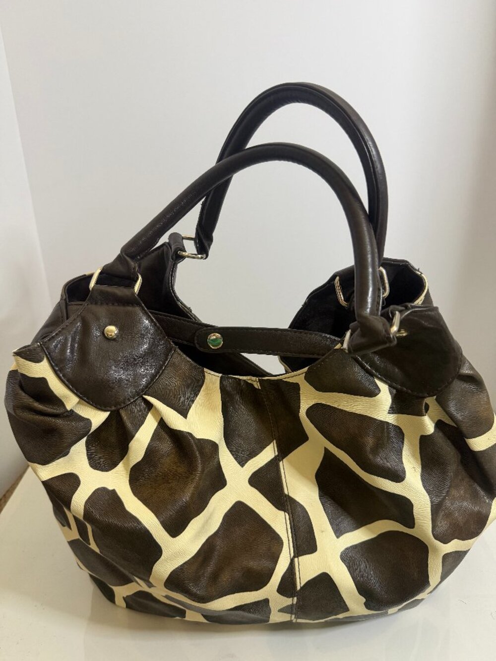 Payless Giraffe Print Hobo Bag